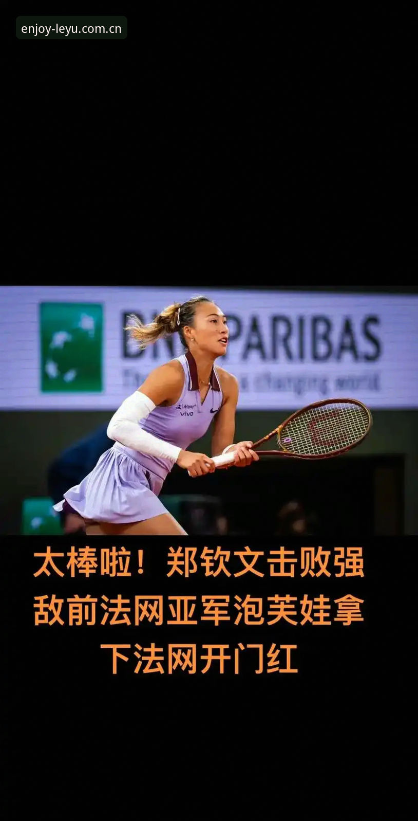 资深用户分享2026法网女单观赛心得：郑钦文保分战与乐鱼体育平台数据解读